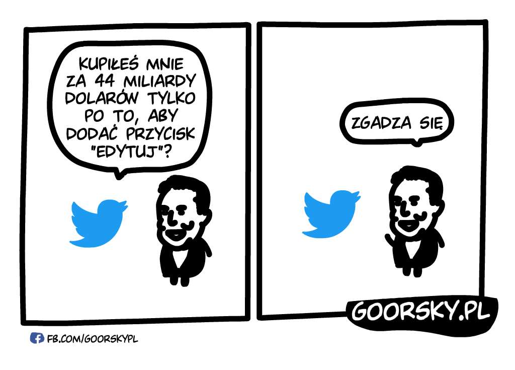  Musk kupił Twitter