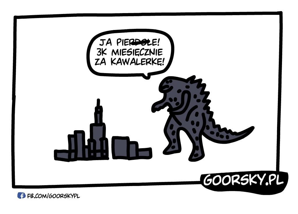  Gozilla w stolicu