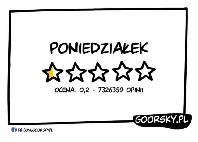 Gotowi na poniedziałek?