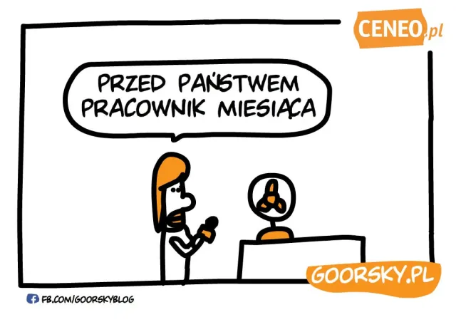 Pracownik miesiąca, rysunek dla Ceneo