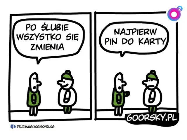 Ślub, rysunek dla WP