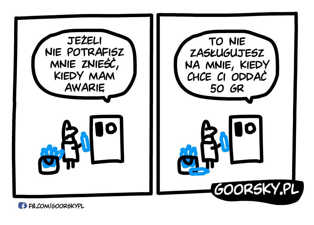 Awaria butelkomatu