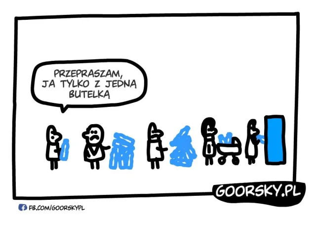 Przy zwrocie butelki do 3 litrów otrzymamy 50 gr
